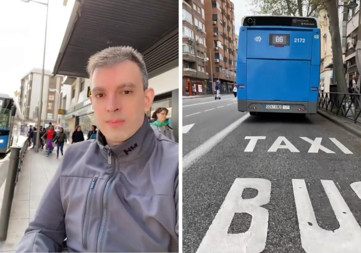 Una persona en silla de ruedas denuncia lo que sufre a diario con los autobuses de la EMT de Madrid: «Te voy a denunciar»