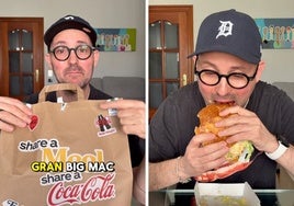Un experto en hamburguesas da su veredicto tras probar la nueva Grand Big Mac de McDonald's: «Es gigante»