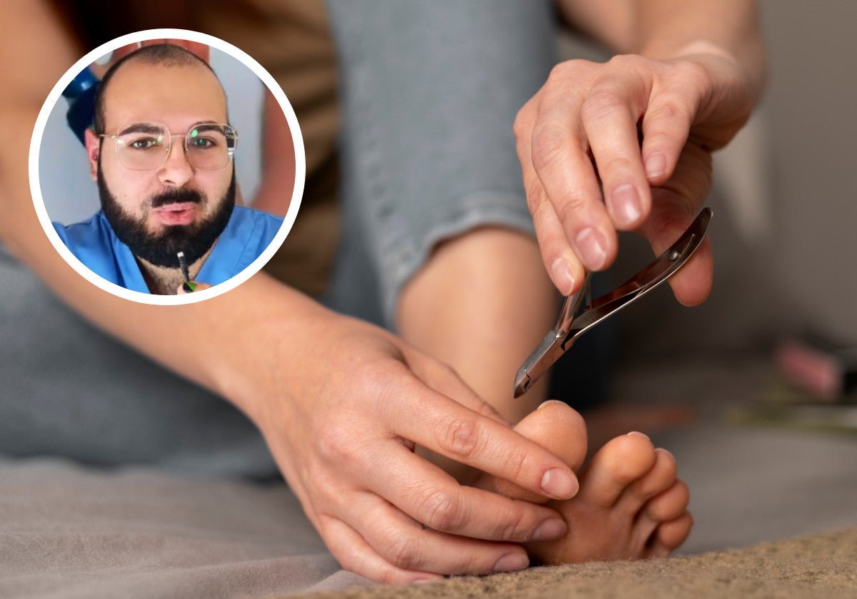 Un podólogo explica cómo cortarse las uñas de forma correcta: «De lo contrario, nos vamos a ver en el sillón de consulta»