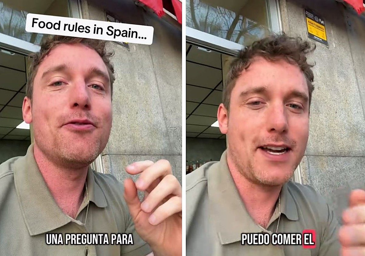 Un inglés que vive en España muestra su desacuerdo con una norma social relacionada con la comida en nuestro país: «No lo entiendo»