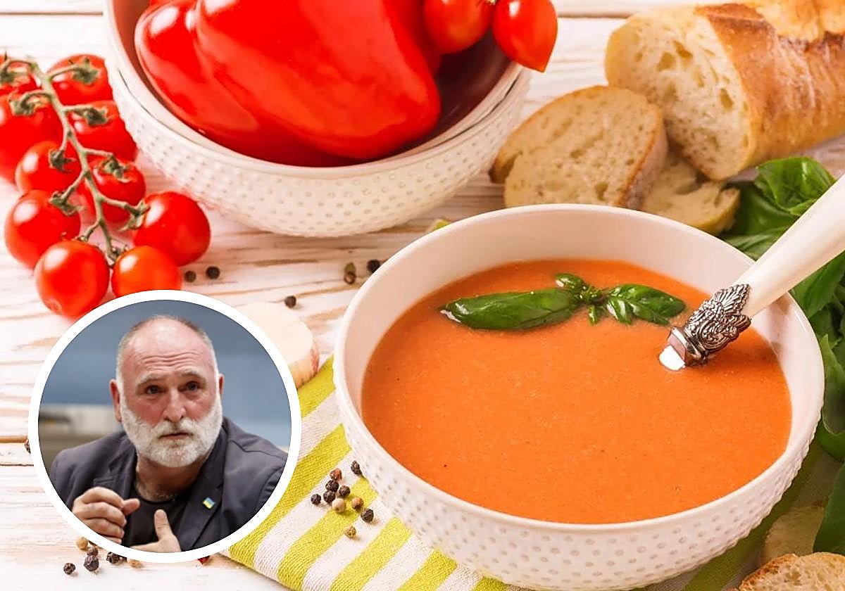 El chef José Andrés explica su receta para preparar el mejor gazpacho: fácil y listo en menos de 20 minutos
