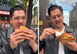 Un español en Hungría prueba el Burger King y el Mcdonald's y sentencia: «Parece una burger gourmet»