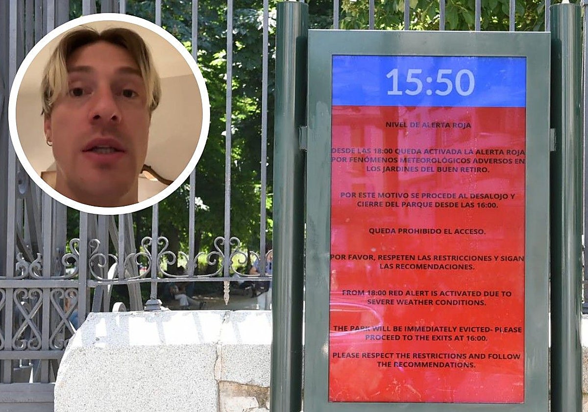 Un australiano que vive en Madrid, tajante con el cambio de tiempo repentino que ha vivido España: «Es una pena»