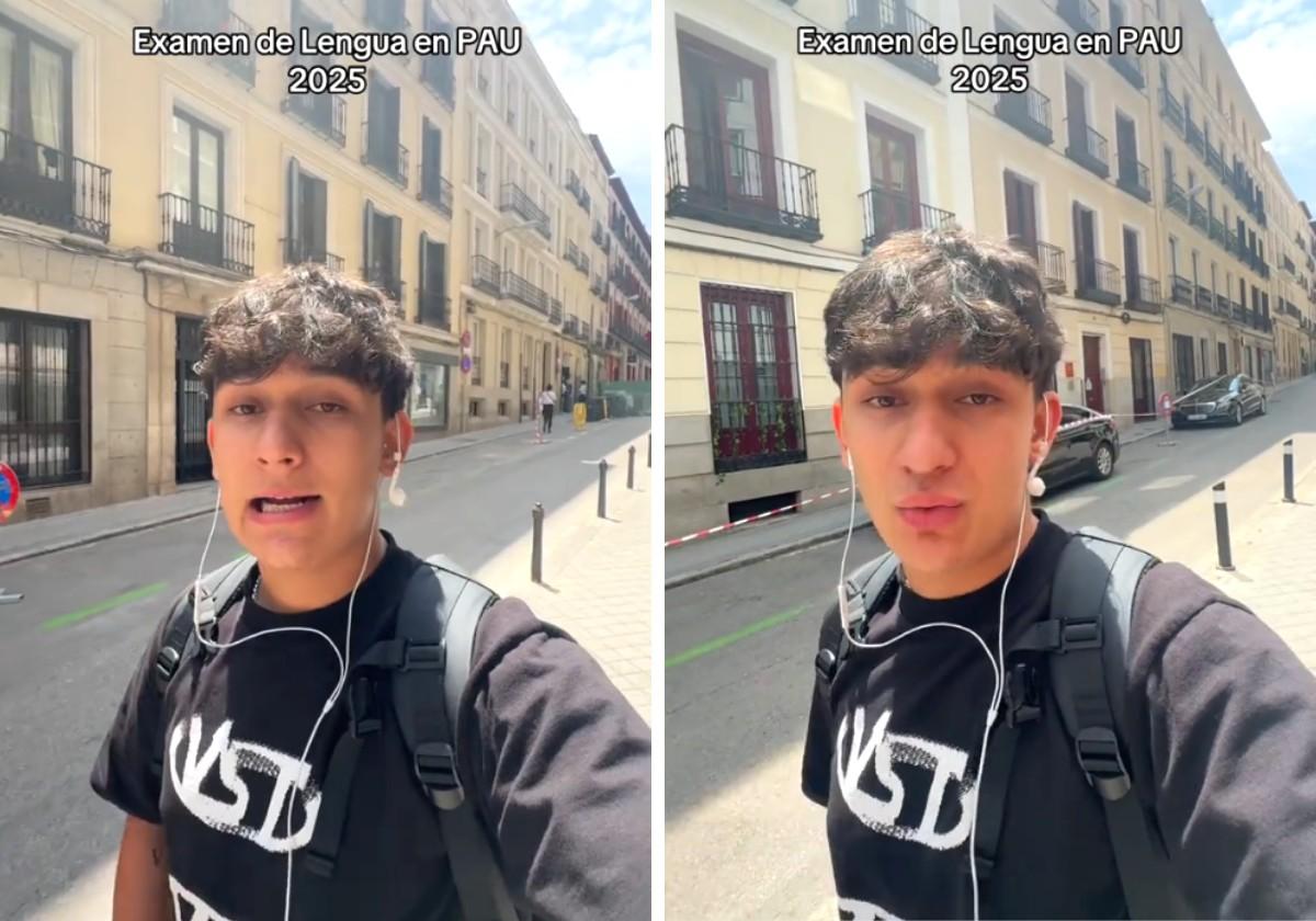 Un estudiante de Madrid denuncia las condiciones en las que tienen que hacer los exámenes de la PAU: «Algo que tengo que criticar es...»