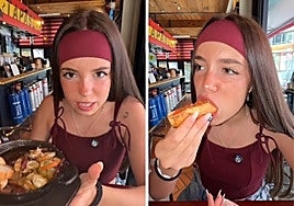 Una española que está en Corea prueba comida en un bar español y alucina: «Jamón de pegatina»