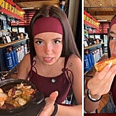 Una española que está en Corea prueba comida en un bar español y alucina: «Jamón de pegatina»