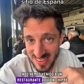 Lo que unos españoles descubrieron en un restaurante de Chipre los dejó alucinados