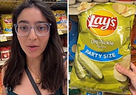 Una española en Estados Unidos enseña todas las variedades de Lay's y la gente alucina: «Me compraba el super entero»