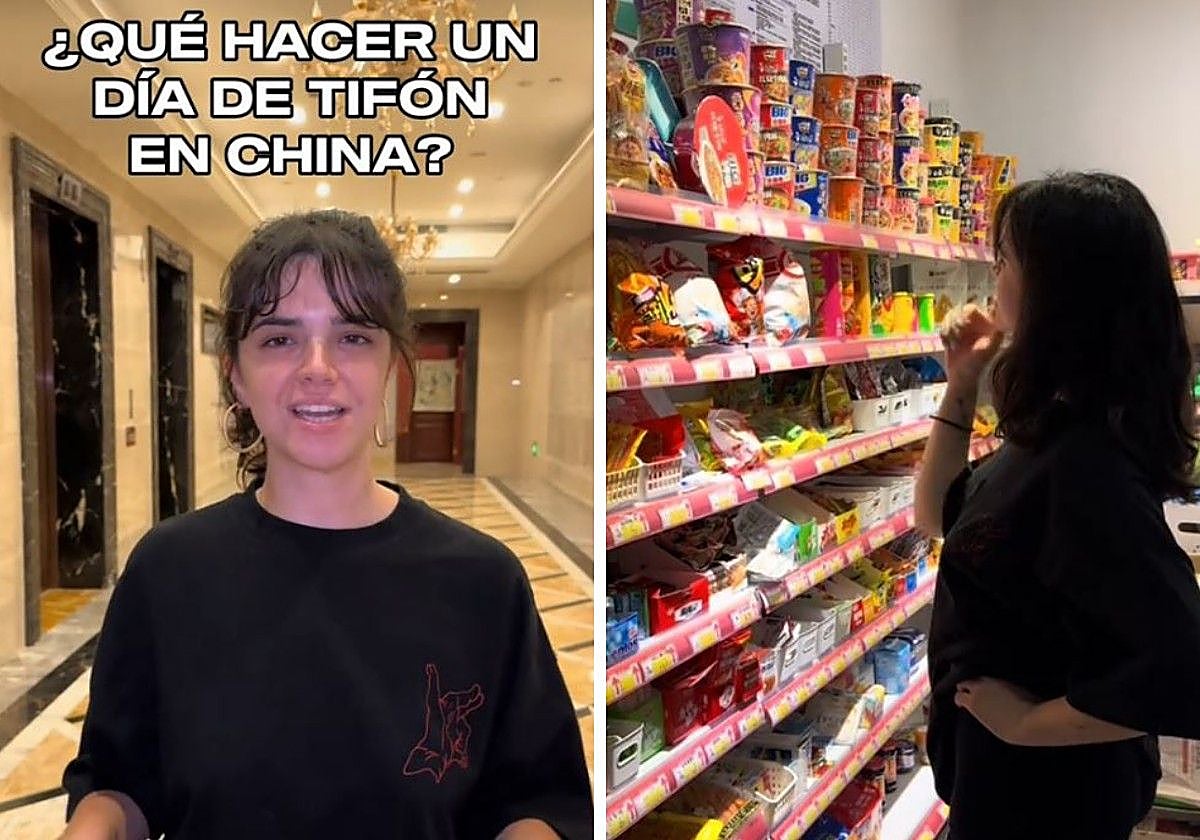 Una española que vive en China sufre los efectos del tifón Wipha y explica cómo lo vive: «Lo tenemos todo»