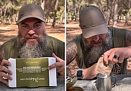 Prueba una ración de supervivencia vegetariana y opina: «Las de mi madre son mejores...»