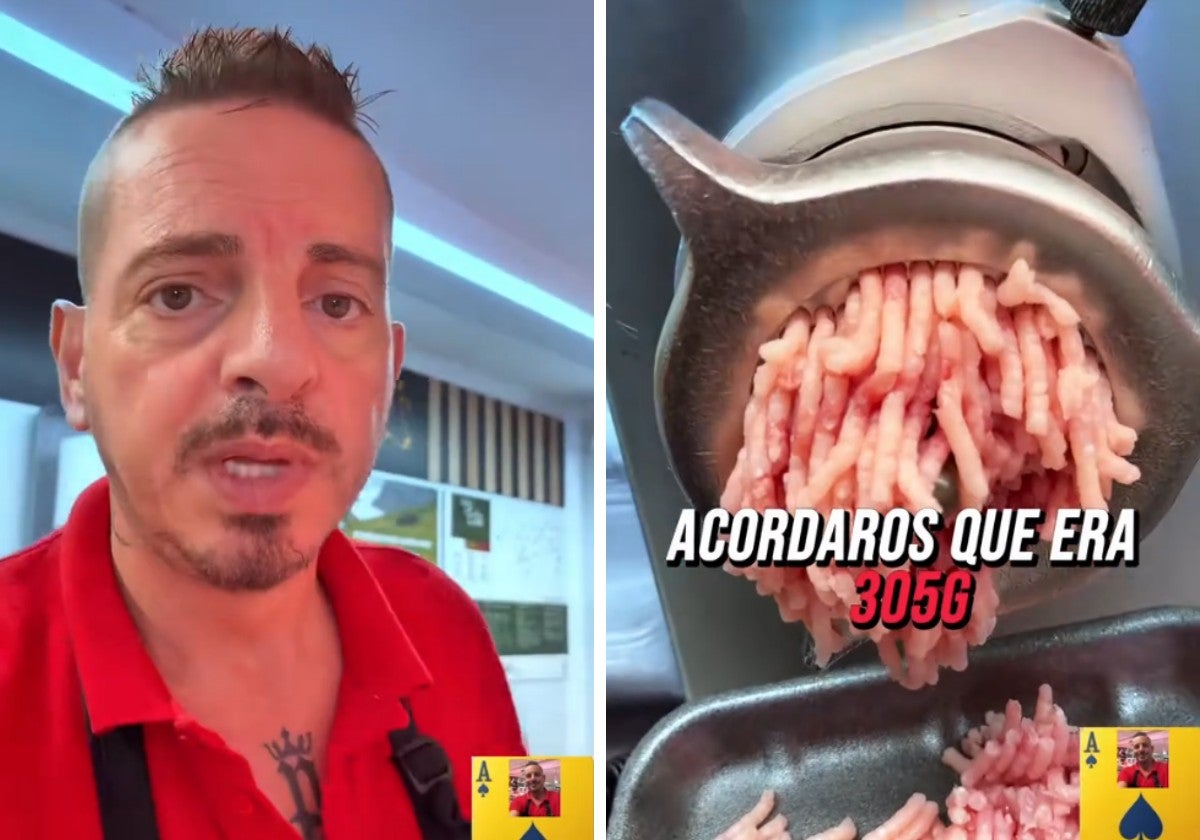 Un carnicero lanza una advertencia a quienes compran carne picada en el mercado