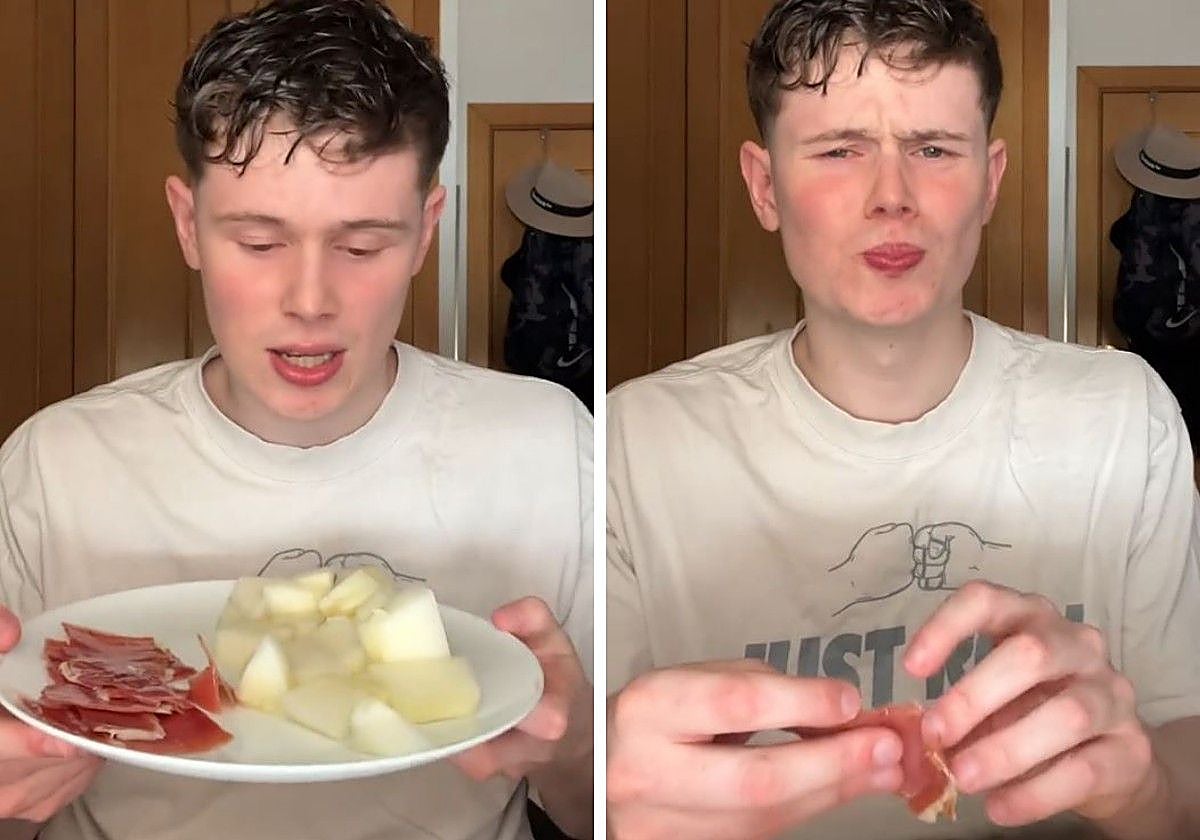 Un escocés que vive en Madrid decide probar el melón con jamón y este es su veredicto: «Era bastante escéptico y...»