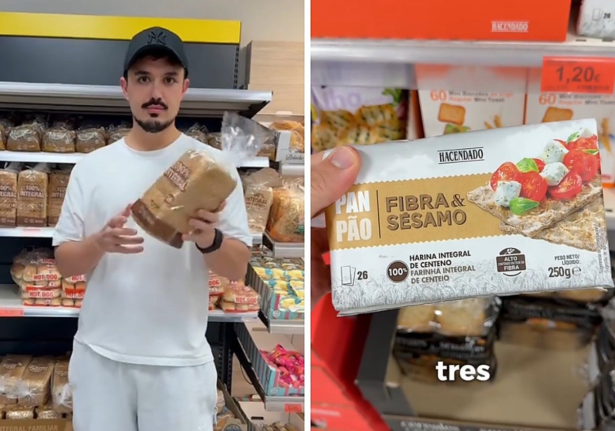 Un nutricionista va a Mercadona e indica cuál es el mejor pan que se vende en este supermercado: «Los consumiría con moderación»