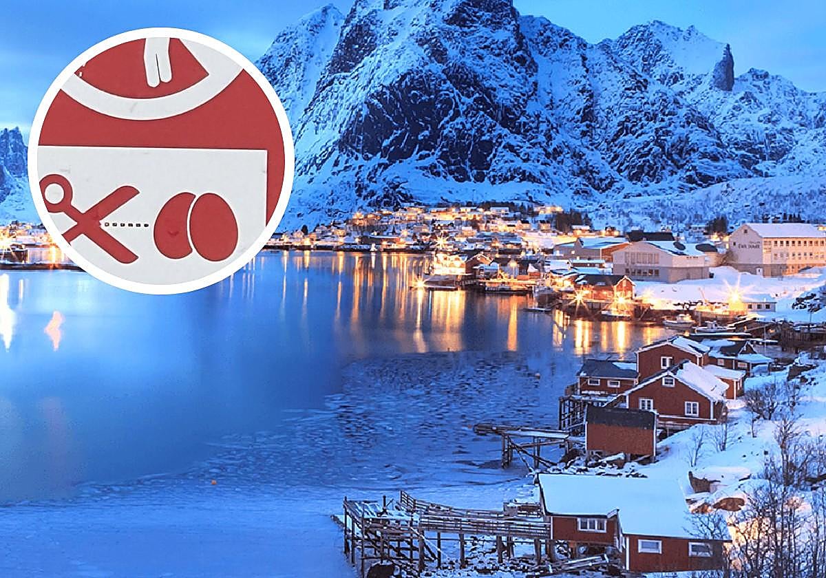 Un español de viaje por Noruega, fascinado con un cartel que ha encontrado en las calles de este país: «Ojo, es real»