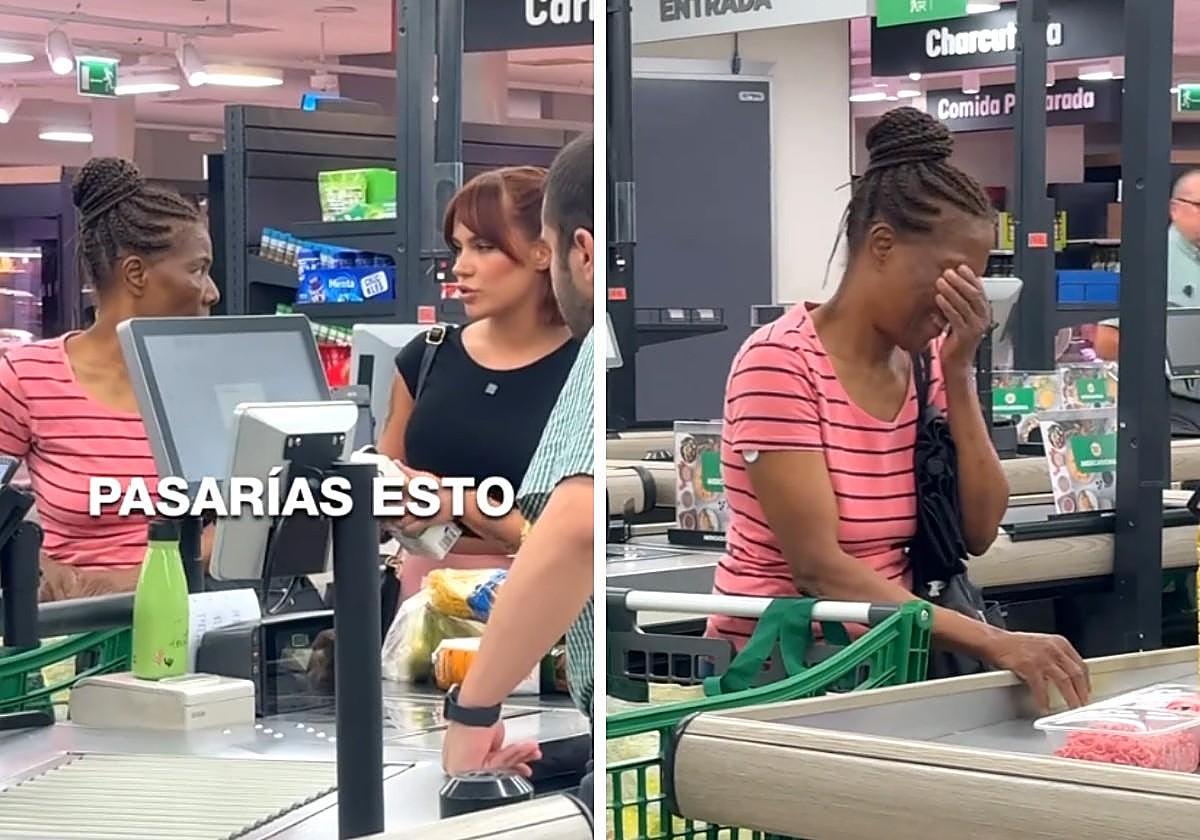 Pregunta a una mujer en la caja de Mercadona si puede pagar su compra al no tener dinero y ella reacciona así: «88 céntimos solo»