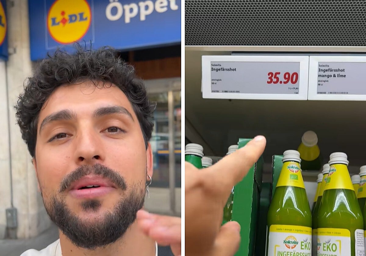 Un español de viaje por Suecia va a un Lidl y enseña las principales diferencias con los supermercados de nuestro país: «Es un mundo aparte»