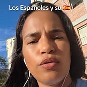 Una dominicana que vive en España señala lo que no entiende de los españoles: «No sé por qué no podéis presumir de vuestra bandera»