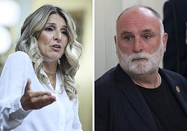 El chef José Andrés, tajante con Yolanda Díaz por la reducción de la jornada laboral en España: «Los bares no encuentran trabajadores»