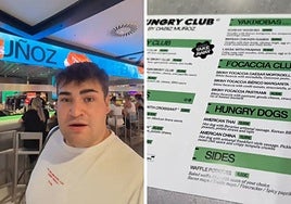 Come en el bar que tiene Dabiz Muñoz en el aeropuerto y es claro al valorar la comida que le sirven: «No me ha sorprendido»