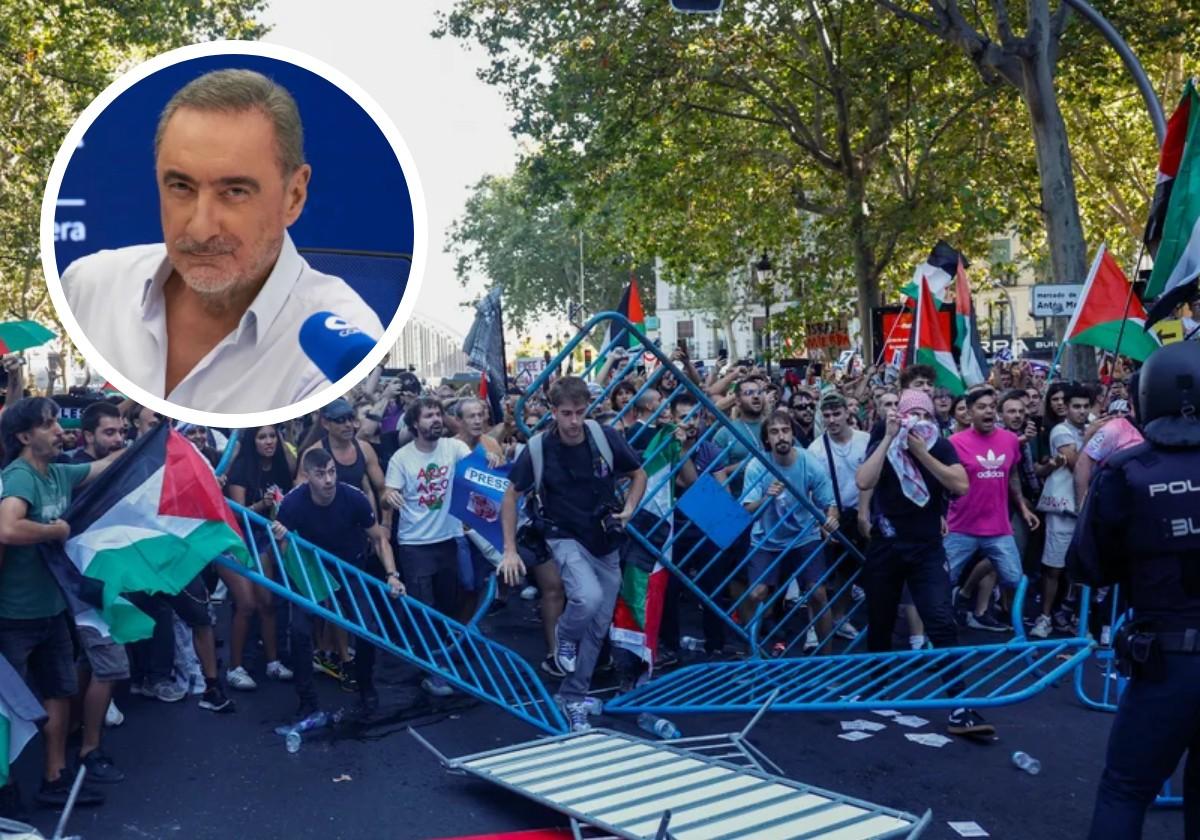 Carlos Herrera, duro con Pedro Sánchez por el boicot a La Vuelta a España en Madrid: El presidente practica la agitación callejera