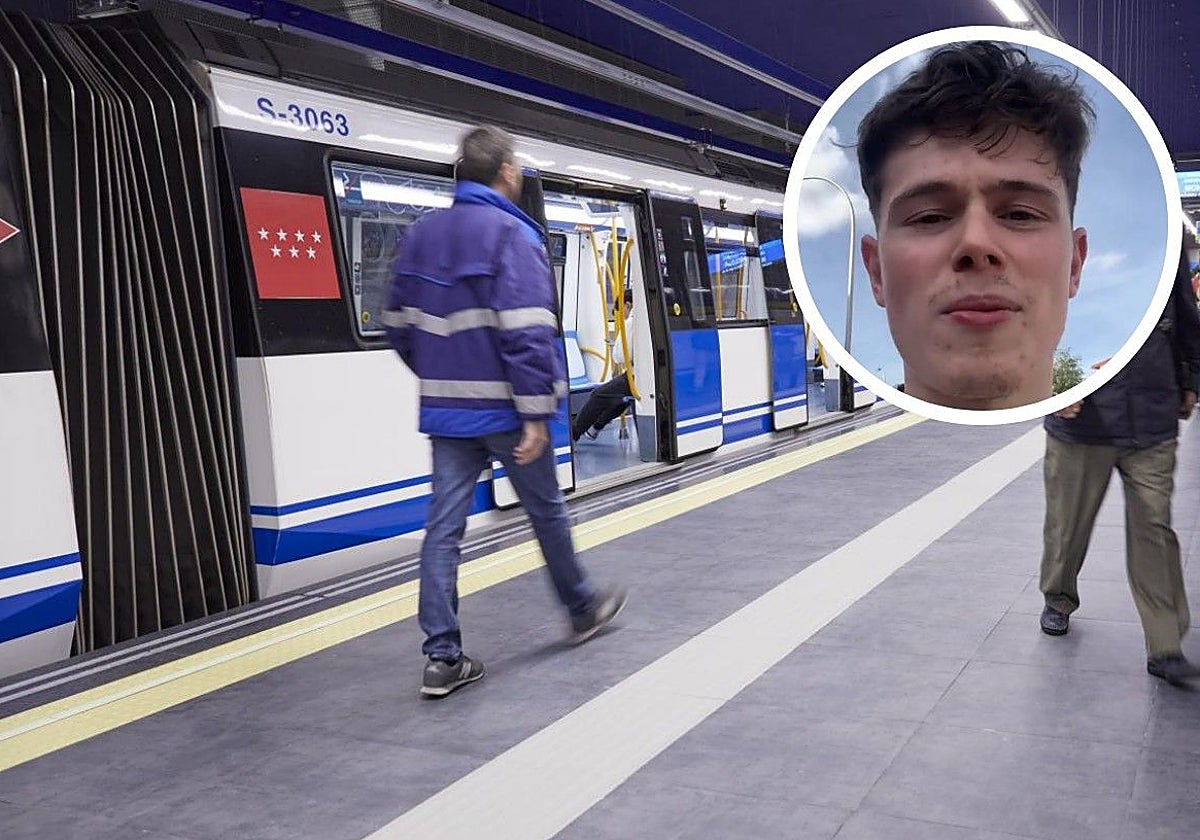 Un escocés que vive en España, harto de lo que hacen muchos viajeros en el Metro de Madrid a diario: «Es escalofriante»