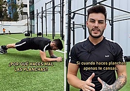 Un entrenador personal, contundente con lo que haces mal en la plancha abdominal: «Si pasas más de 30 segundos...»