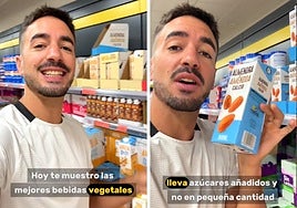 Un nutricionista va a Mercadona e indica cuál es la mejor bebida vegetal que vende este supermercado: «No todas son saludables»