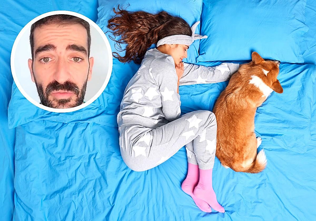 Un veterinario explica si es bueno dormir con tu perro en la cama o si debes dejar de hacerlo: «En invierno...»