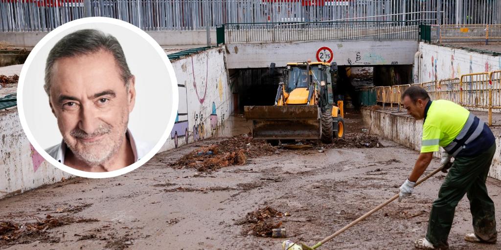Carlos Herrera, muy preocupado por lo que puede pasar en Valencia con las lluvias en las próximas horas: «El mapa de alertas...»