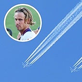 Preguntan a Marcos Llorente si los aviones nos fumigan y es tajante en su respuesta