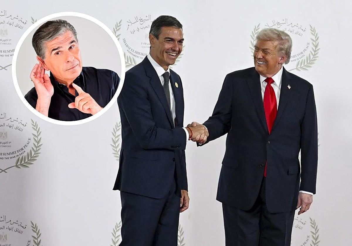 Pedro Ruiz, claro sobre el saludo de Sánchez y Trump en la cumbre de Egipto: «Se apretaron las manos como si fueran...»
