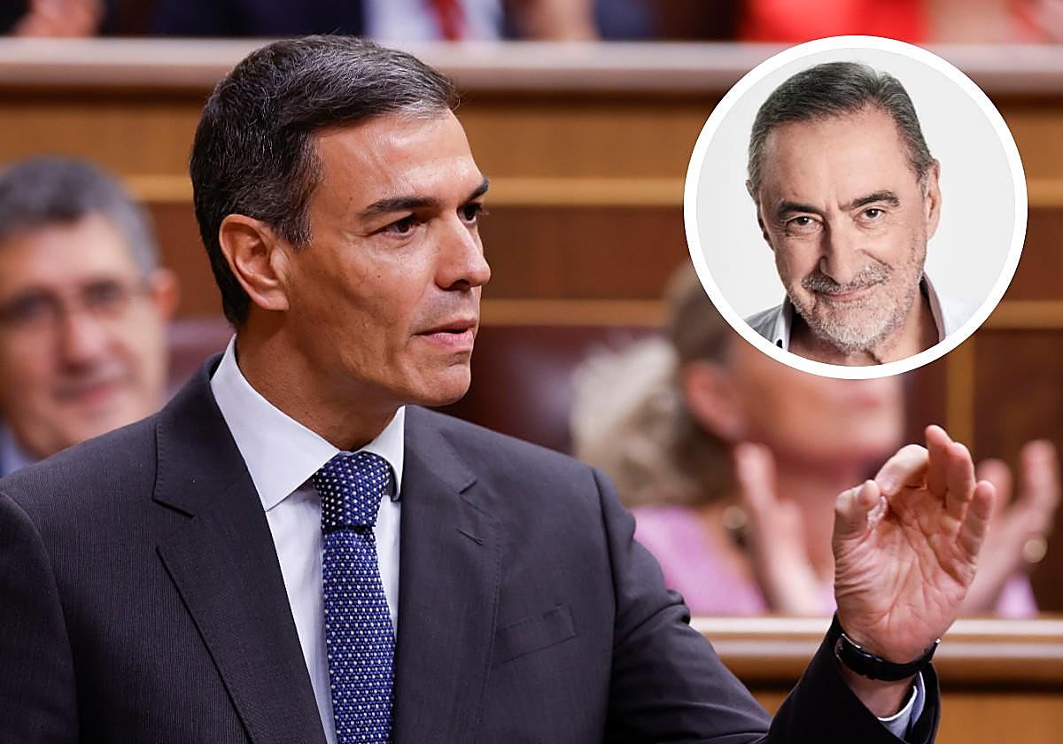 Carlos Herrera opina sin filtros sobre que Pedro Sánchez reconozca haber cobrado dinero efectivo del PSOE como Ábalos