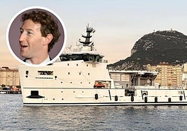 El superyate de lujo de Mark Zuckerberg, valorado en 260 millones de euros, hace una parada en Gibraltar para repostar más de 200.000 euros en combustible antes de cruzar el Océano