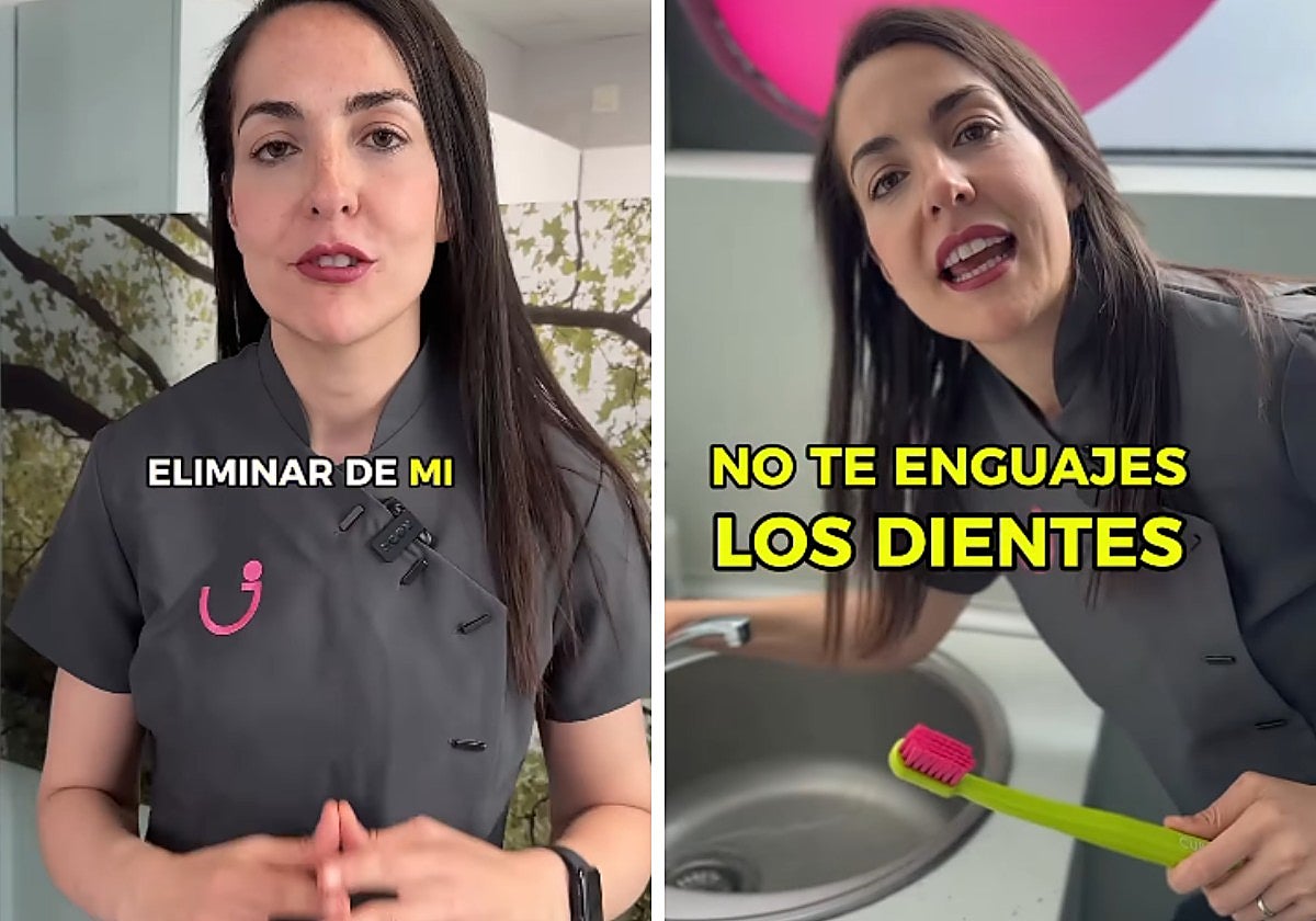 Una odontóloga explica por qué no hay que enjuagarse la boca después del cepillado dental