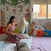 Una cubana que vive en España, tajante sobre por qué sus hijos duermen en el suelo: «Una madre sabe lo que su niño necesita»