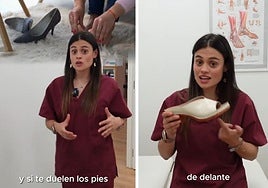 Lara Lorenzo, podóloga, sobre llevar zapatos de tacón: «El dolor de pies por su uso excesivo se puede evitar»