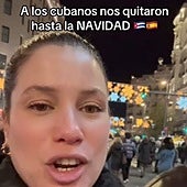 Una cubana ve las luces de Navidad en Madrid y dice lo que piensa sobre la decoración
