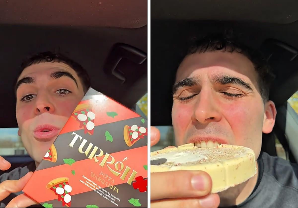 Paga casi 17 euros por el nuevo turrón de pizza margarita de Dabiz Muñoz y opina sin filtros sobre su sabor: «Estoy rayadísimo»
