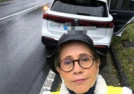 Jorgelina Expósito, trabajadora en una energética, contundente sobre la imposición de la baliza V16: «No sé quién ha aprobado su utilización»
