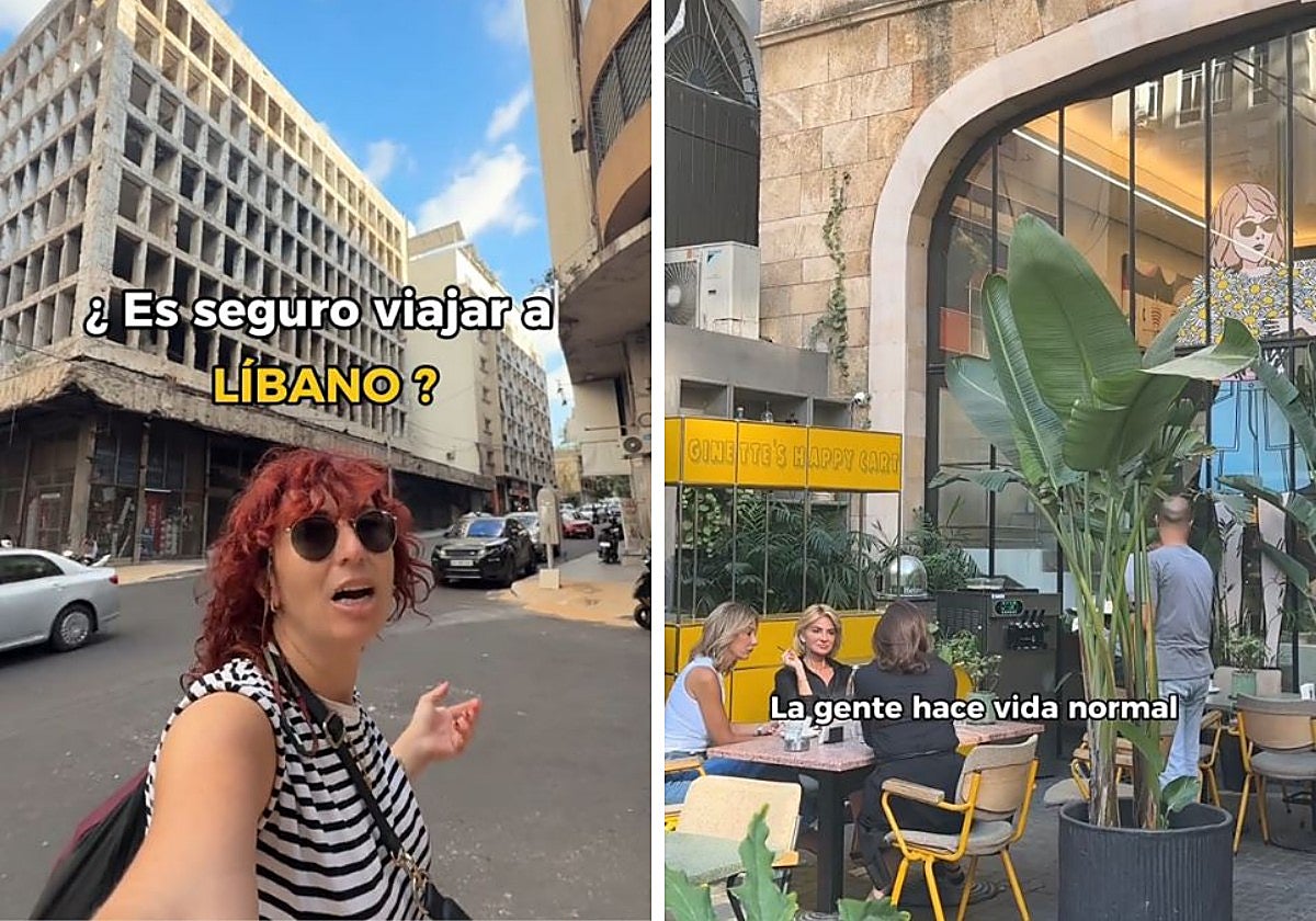 Una española consigue llegar al Líbano y cuenta la situación del país: «La gente haciendo vida normal...»