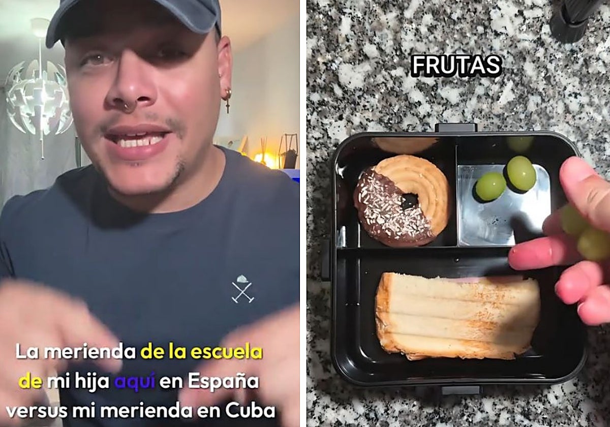 Un cubano que vive en España compara la merienda de los niños en nuestro país con las que tenía él: «Y muy saludables que fuimos»