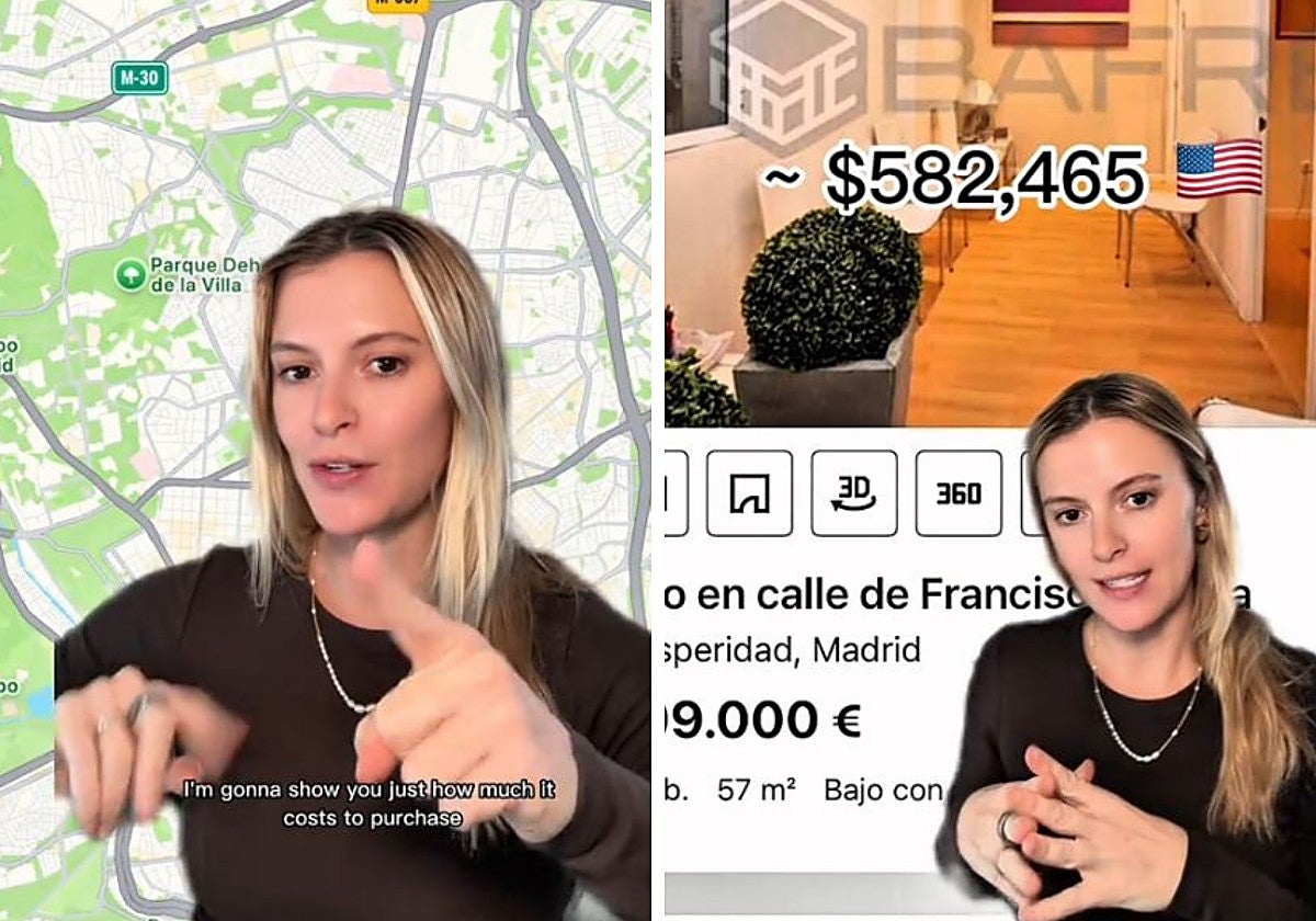 Una americana que vive en España, impactada tras ponerse a buscar una casa para comprar en Madrid: «Este mercado inmobiliario es difícil»