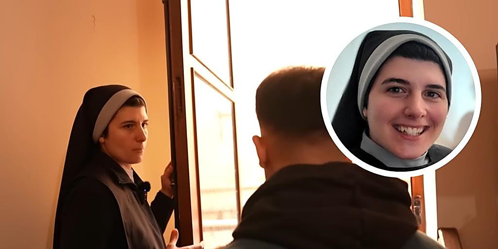 Sor Marta enseña la zona más «curiosa» de su monasterio de clausura: «Es algo ahora no se puede hacer»