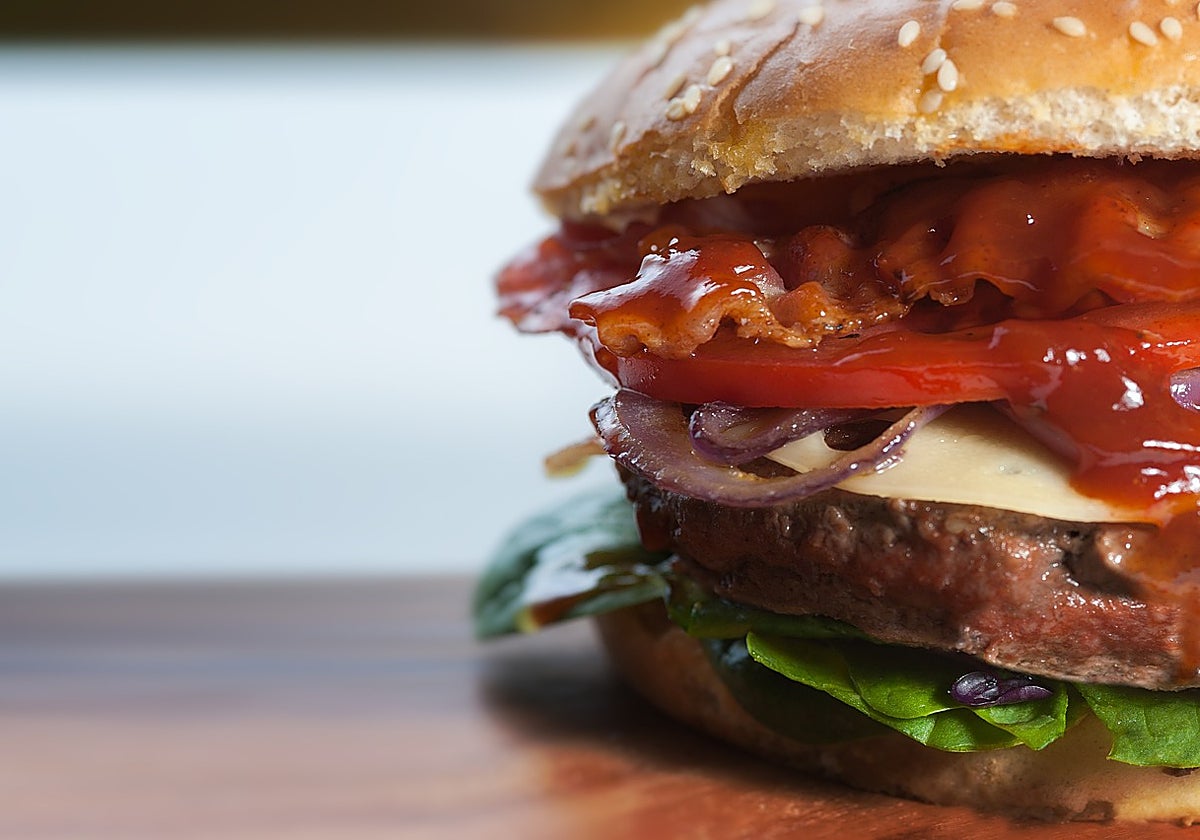 Imagen de una hamburguesa