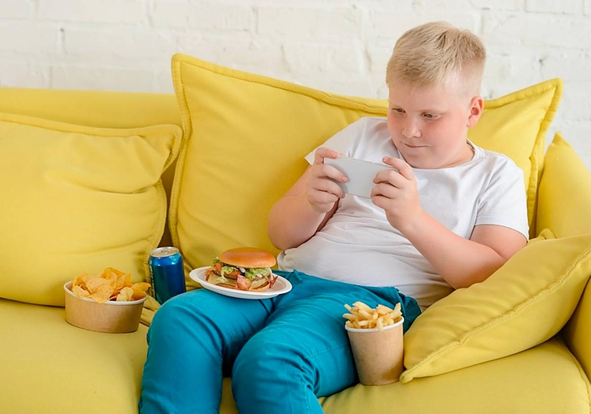 Paradigma de niño con malos hábitos