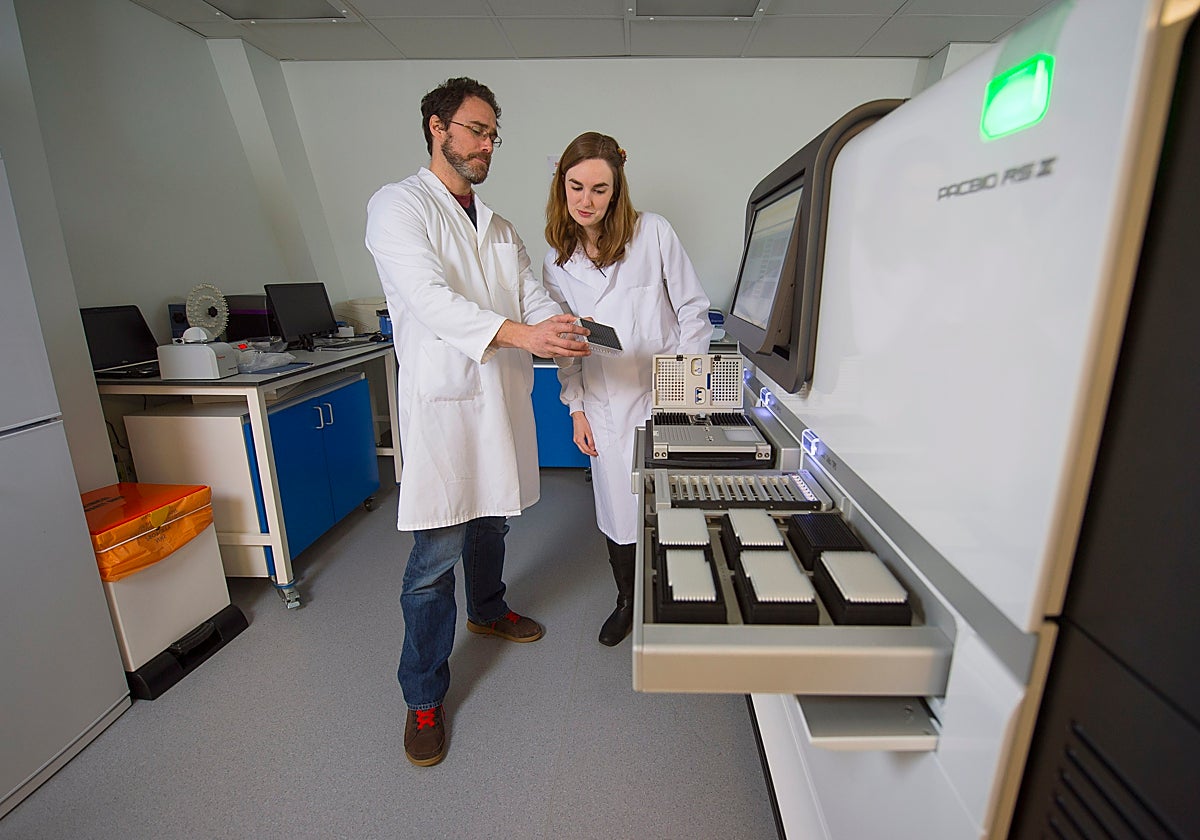 Laboratorio donde se hicieron los análisis genéticos