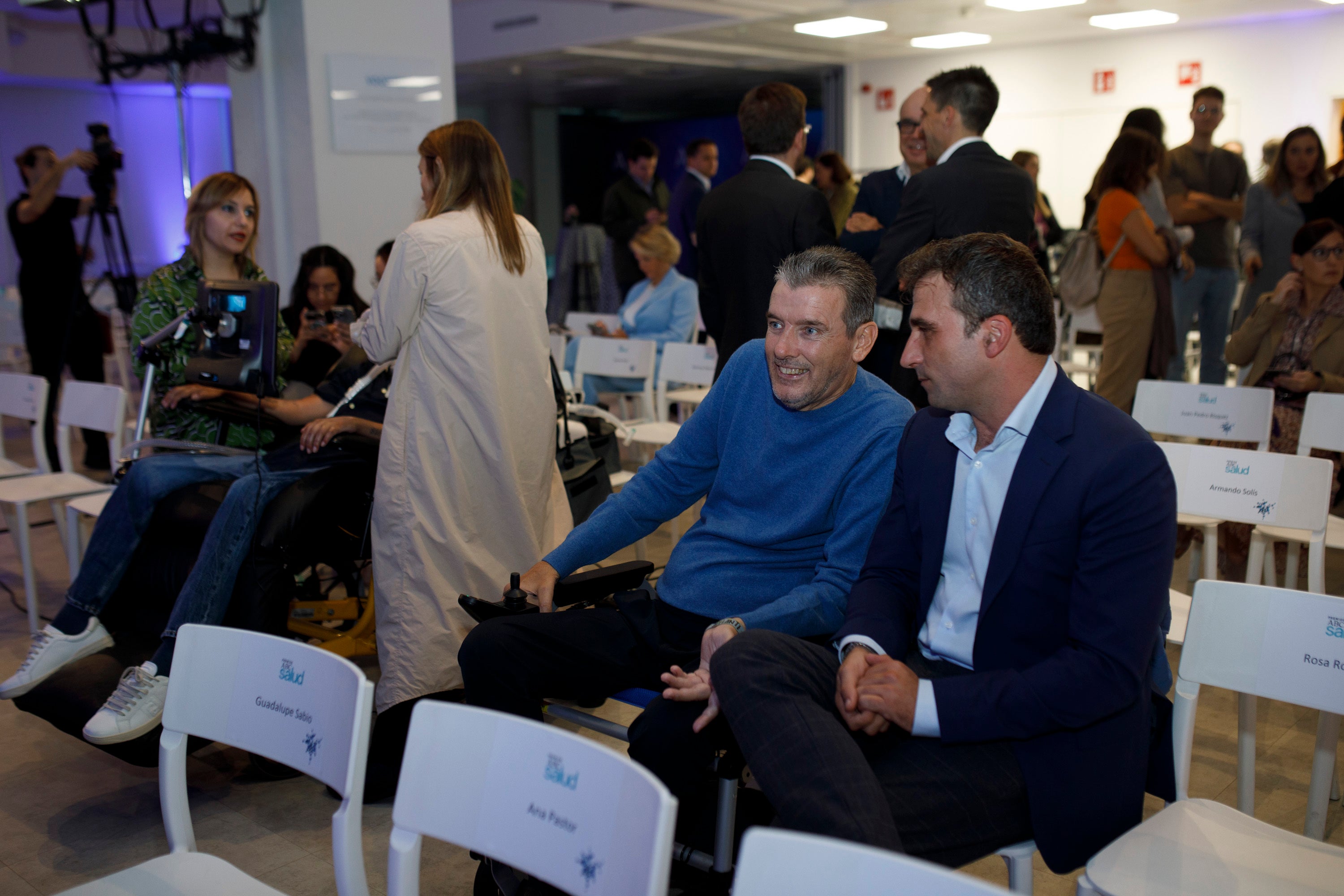 Juan Carlos Unzúe junto a  Fernando Martín, presidente de ConELA