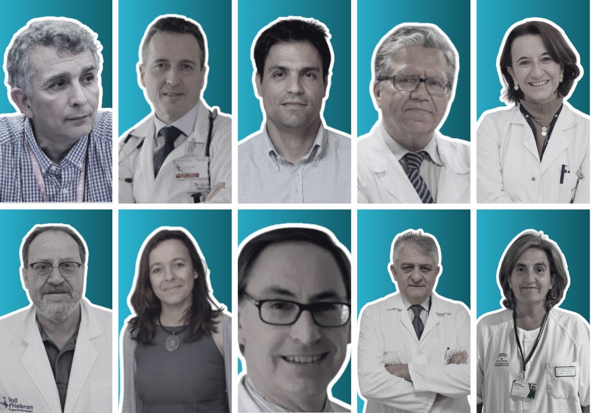 De izquierda a derecha y de arriba a abajo: Alberto Ortiz Arduán, José Luis Gorriz, Oriol Bestard Matamoros, Manuel Praga Terente, Roser Torra Balcells, Francesc Josep Moreso Mateos, Marta Crespo Barrio, Francisco Maduell Canals, Julio Pascual y María Auxiliadora Mazuecos Blanca