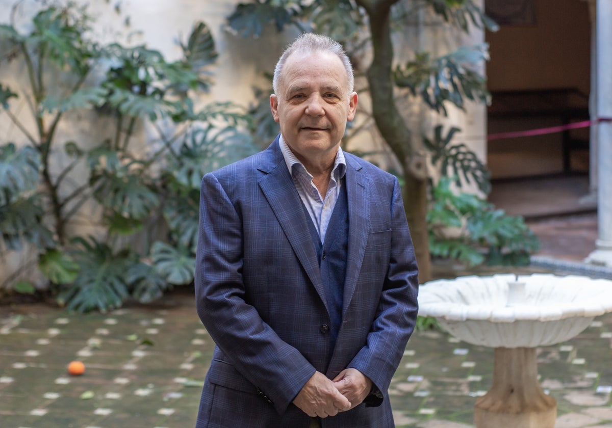 Gabriel Nuñéz posa en Sevilla para una entrevista con ABC