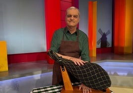 Ramón García, en el plató de 'En compañía'
